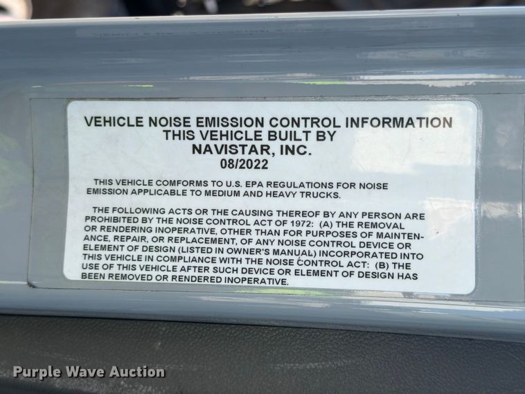 image for item YA3255 2023 International LT625 semi truck