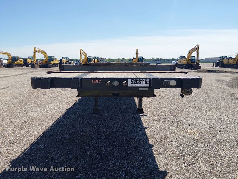 image for item YA3601 2021 Dorsey FB48 flatbed trailer