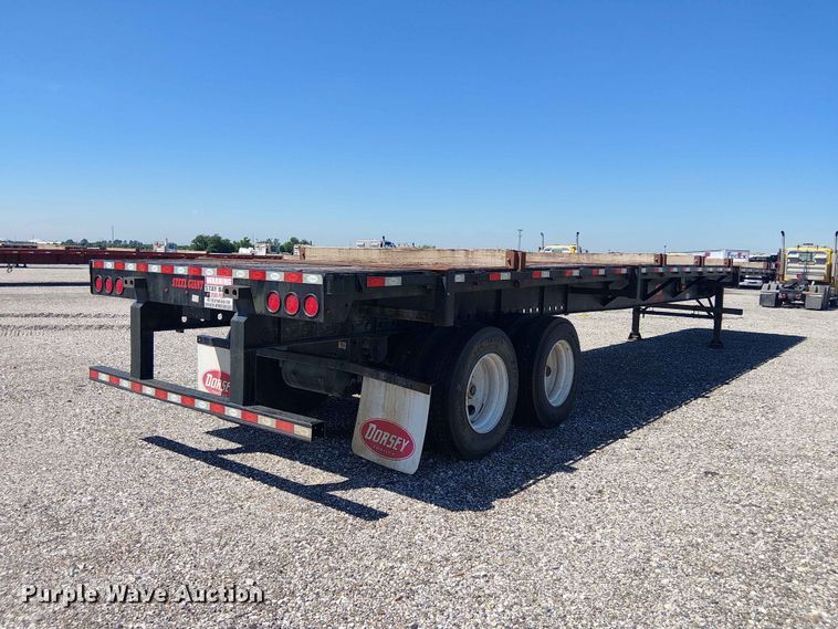 image for item YA3601 2021 Dorsey FB48 flatbed trailer