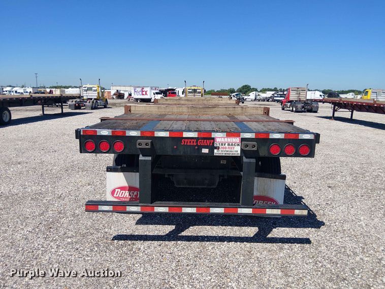 image for item YA3601 2021 Dorsey FB48 flatbed trailer