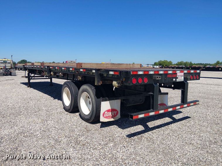 image for item YA3601 2021 Dorsey FB48 flatbed trailer