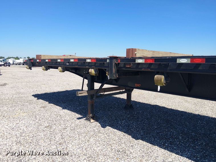 image for item YA3601 2021 Dorsey FB48 flatbed trailer
