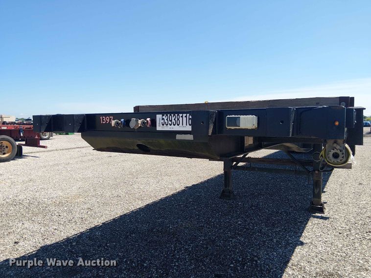 image for item YA3601 2021 Dorsey FB48 flatbed trailer