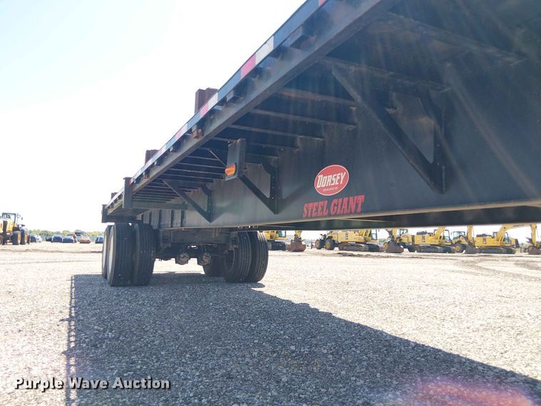 image for item YA3601 2021 Dorsey FB48 flatbed trailer