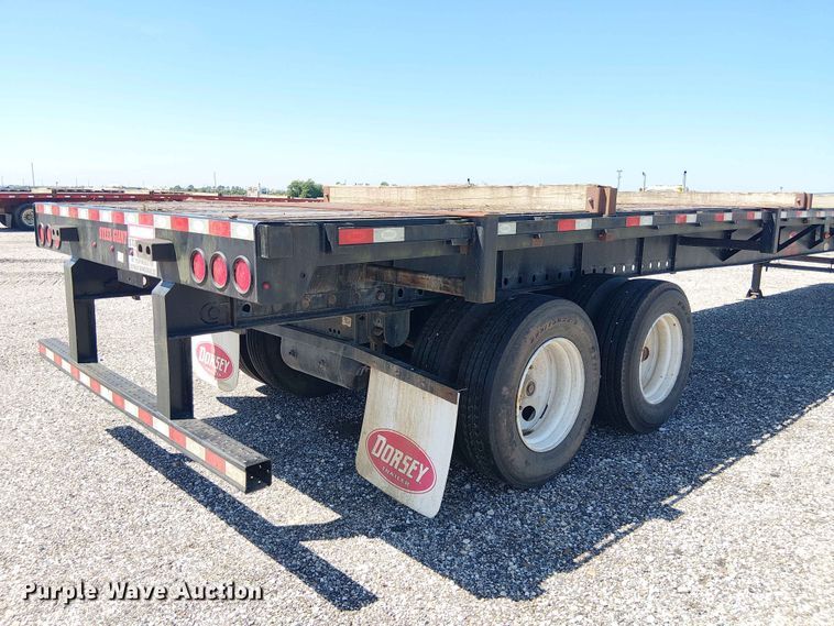 image for item YA3601 2021 Dorsey FB48 flatbed trailer