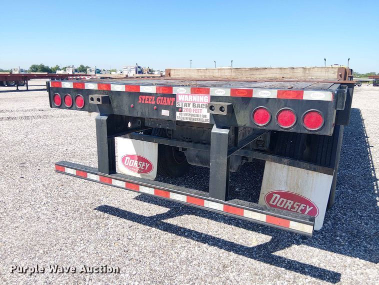 image for item YA3601 2021 Dorsey FB48 flatbed trailer