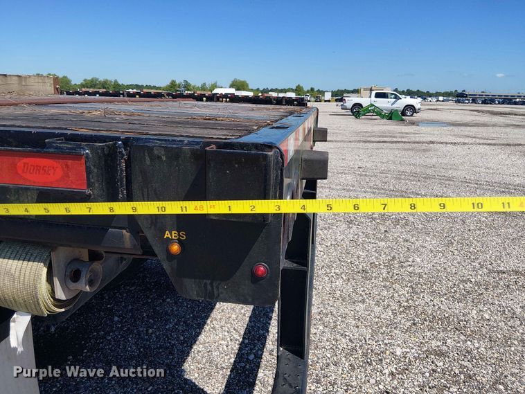 image for item YA3601 2021 Dorsey FB48 flatbed trailer