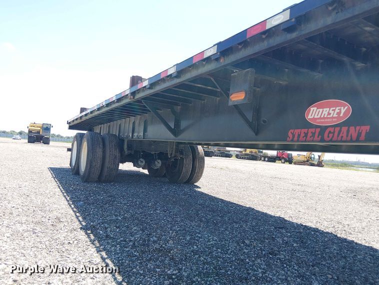 image for item YA3602 2022 Dorsey FB48 flatbed trailer