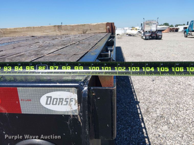 image for item YA3602 2022 Dorsey FB48 flatbed trailer