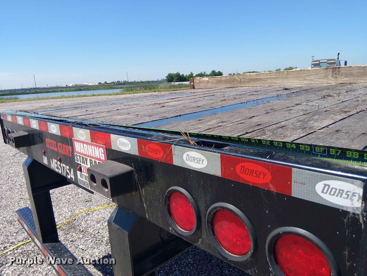 image for item YA3602 2022 Dorsey FB48 flatbed trailer