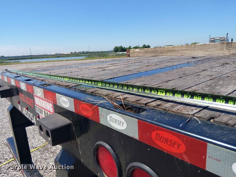 image for item YA3602 2022 Dorsey FB48 flatbed trailer