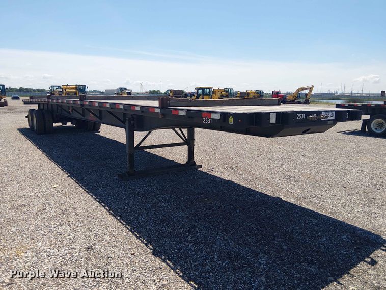 image for item YA3603 2022 Dorsey FB48 flatbed trailer