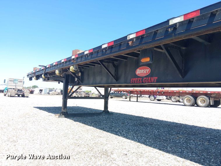 image for item YA3603 2022 Dorsey FB48 flatbed trailer