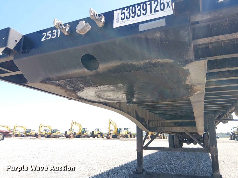 image for item YA3603 2022 Dorsey FB48 flatbed trailer