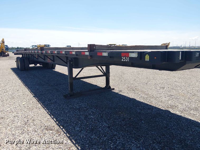 image for item YA3603 2022 Dorsey FB48 flatbed trailer