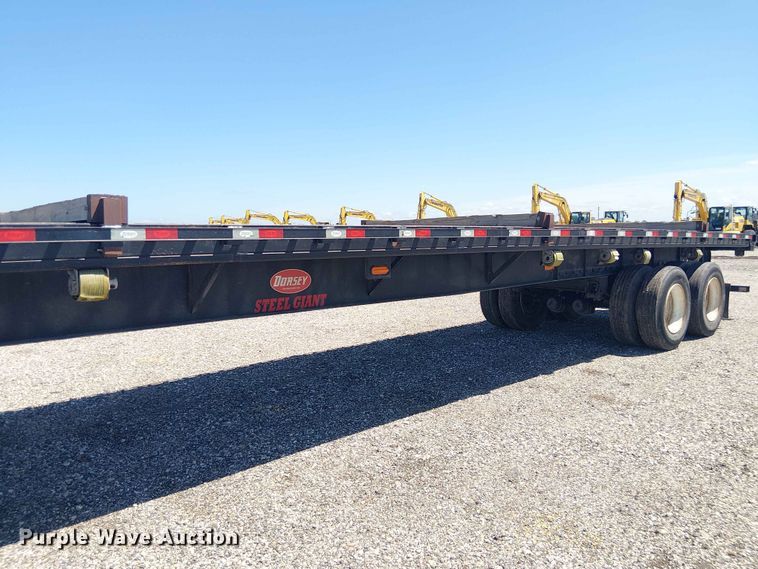 image for item YA3603 2022 Dorsey FB48 flatbed trailer