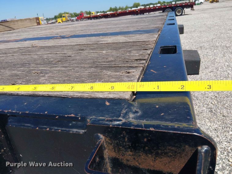 image for item YA3603 2022 Dorsey FB48 flatbed trailer