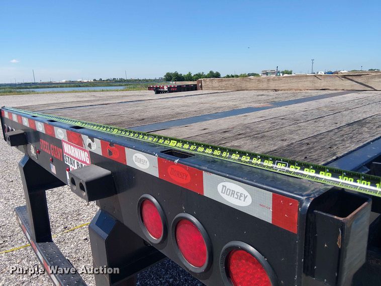 image for item YA3603 2022 Dorsey FB48 flatbed trailer