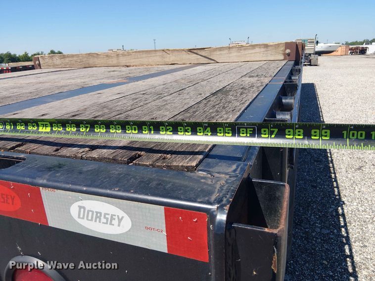image for item YA3603 2022 Dorsey FB48 flatbed trailer