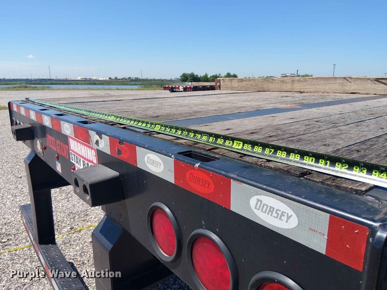 image for item YA3603 2022 Dorsey FB48 flatbed trailer