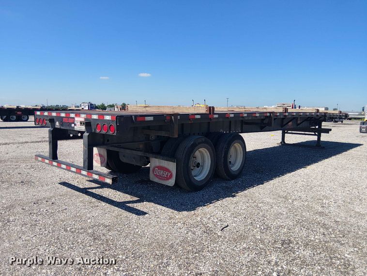 image for item YA3604 2022 Dorsey FB48 flatbed trailer