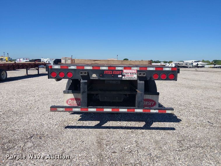 image for item YA3604 2022 Dorsey FB48 flatbed trailer