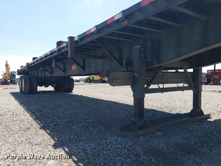 image for item YA3604 2022 Dorsey FB48 flatbed trailer