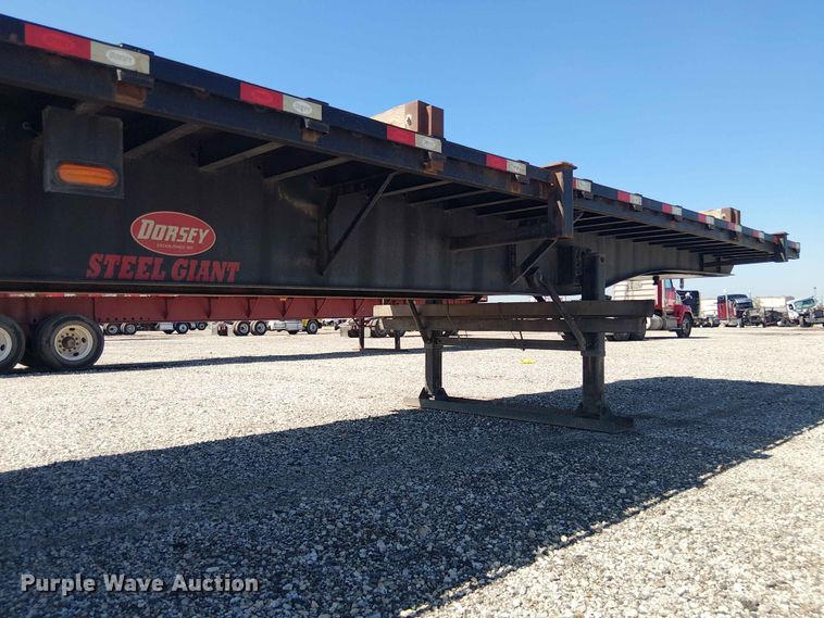 image for item YA3604 2022 Dorsey FB48 flatbed trailer