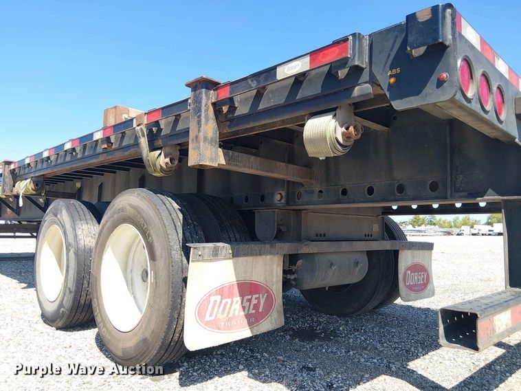 image for item YA3604 2022 Dorsey FB48 flatbed trailer