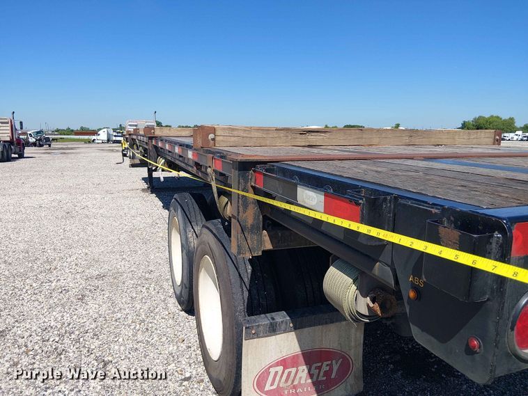 image for item YA3604 2022 Dorsey FB48 flatbed trailer