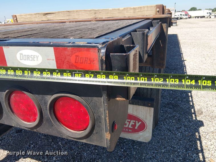 image for item YA3604 2022 Dorsey FB48 flatbed trailer