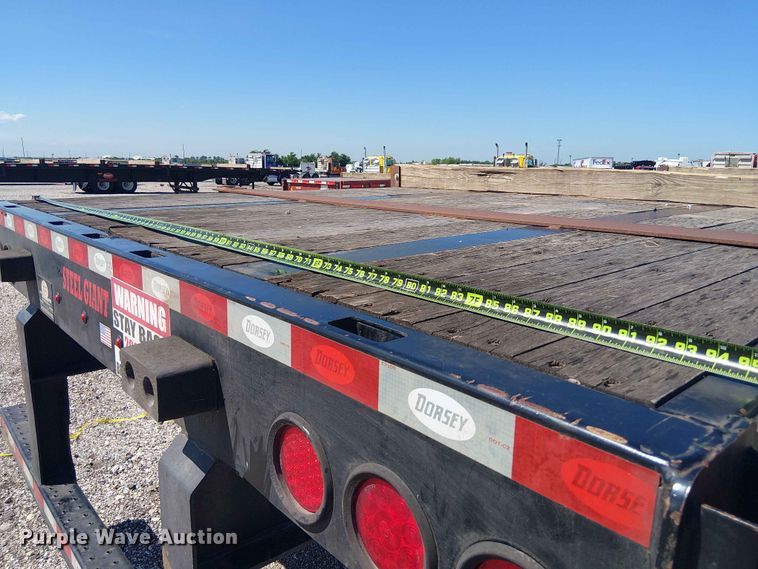 image for item YA3604 2022 Dorsey FB48 flatbed trailer