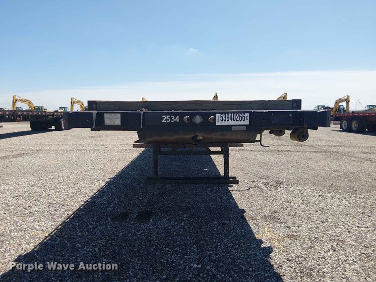 image for item YA3605 2022 Dorsey FB48 flatbed trailer