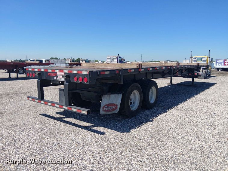 image for item YA3605 2022 Dorsey FB48 flatbed trailer
