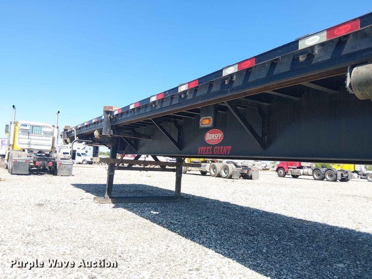 image for item YA3605 2022 Dorsey FB48 flatbed trailer