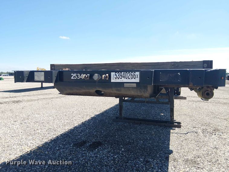 image for item YA3605 2022 Dorsey FB48 flatbed trailer