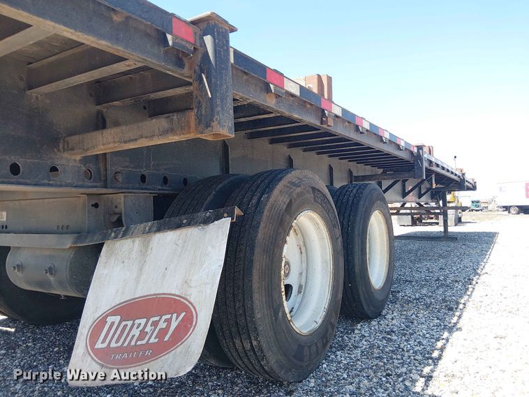 image for item YA3605 2022 Dorsey FB48 flatbed trailer