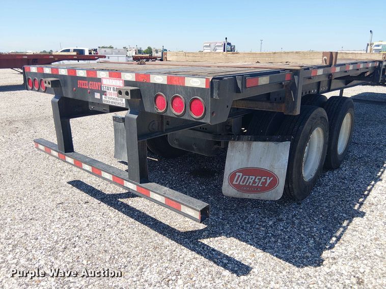 image for item YA3605 2022 Dorsey FB48 flatbed trailer