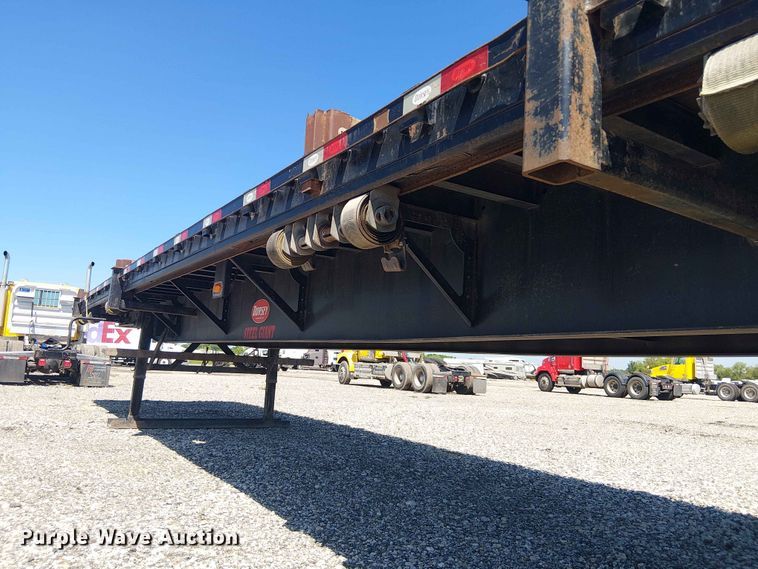 image for item YA3605 2022 Dorsey FB48 flatbed trailer