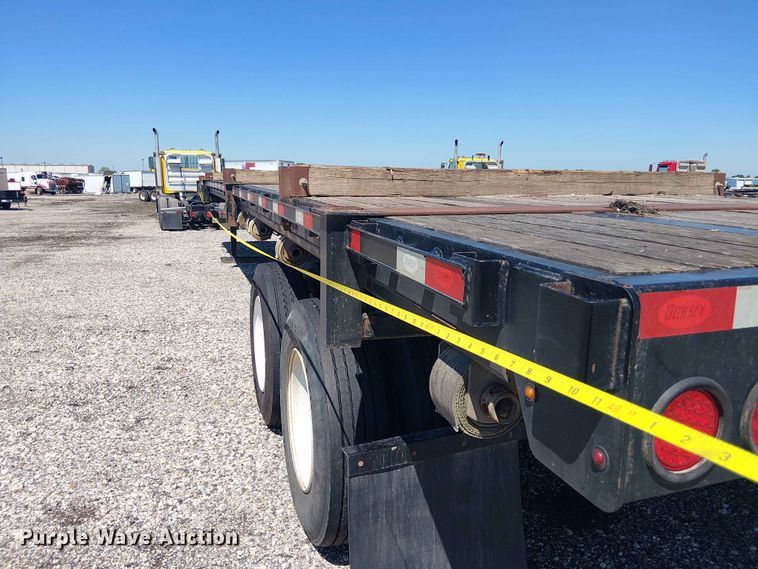 image for item YA3605 2022 Dorsey FB48 flatbed trailer