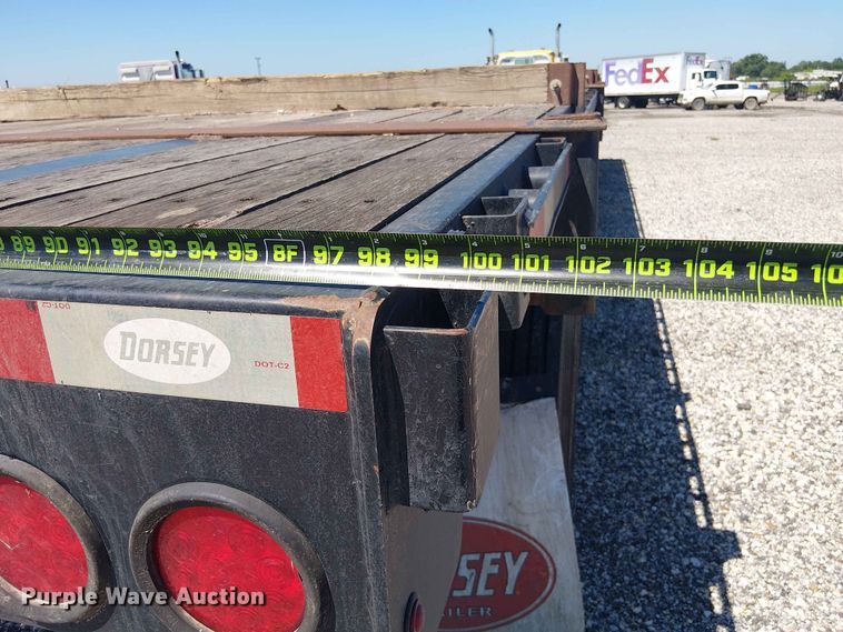 image for item YA3605 2022 Dorsey FB48 flatbed trailer
