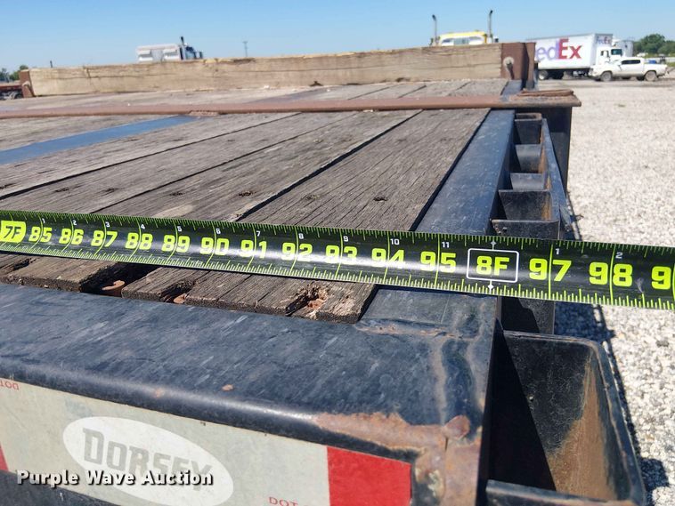 image for item YA3605 2022 Dorsey FB48 flatbed trailer