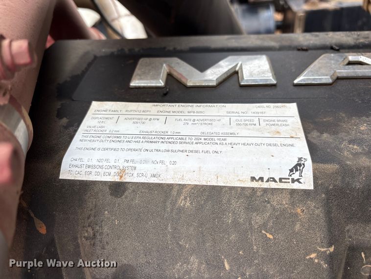 image for item YA3735 2025 Mack Pinnacle PI64T semi truck