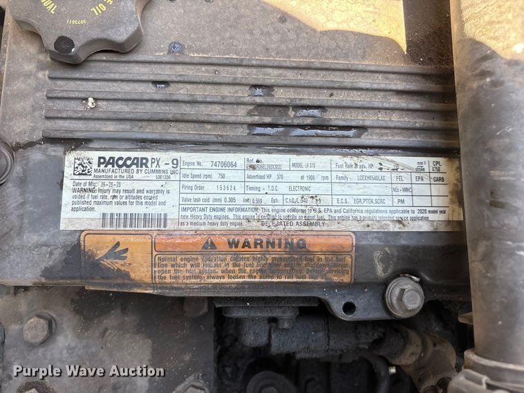 image for item YA3764 2021 Peterbilt 520 refuse truck