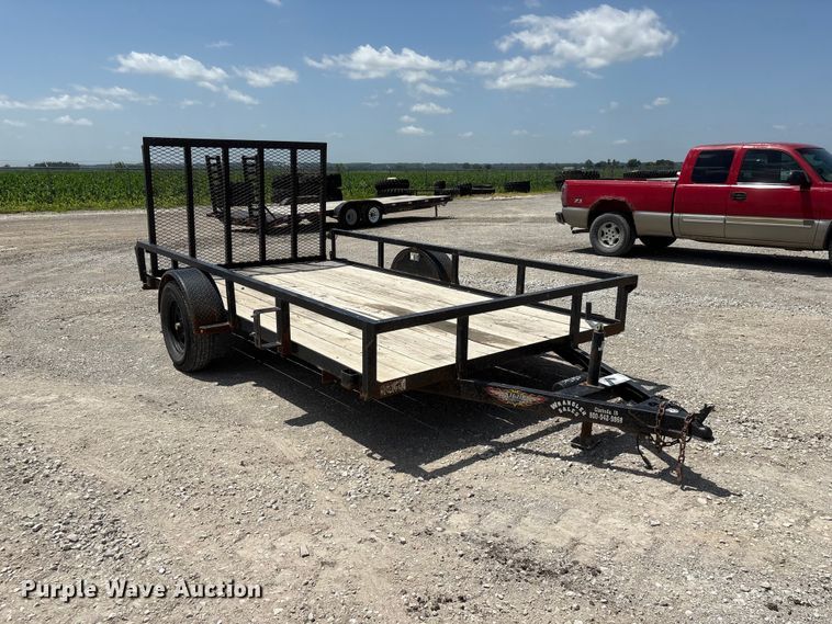 image for item DO5250 2021 H&H trailers H7612RS-030 utility trailer
