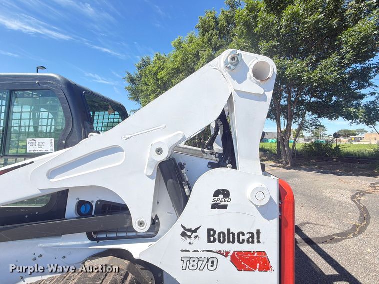 image for item DQ7846 2021 Bobcat T870 tracked skid steer loader