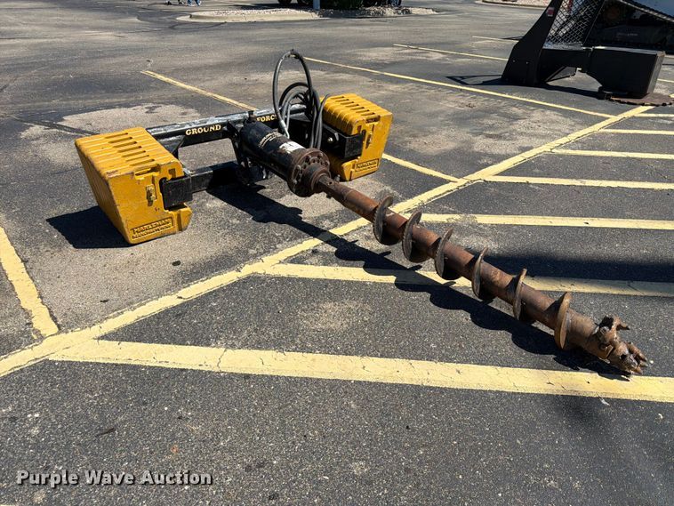 image for item DQ7848 Harleman Manufacturing Ground Force 337 skid steer auger