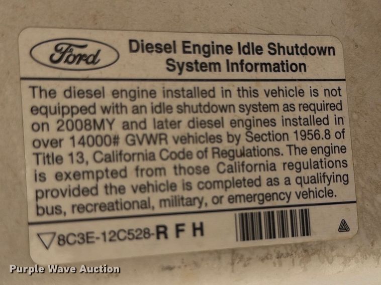 image for item DQ7855 2009 Ford F550 utility / service truck