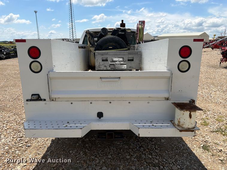 image for item DQ7857 2013 Ford F350 Super Duty utility bed pickup truck