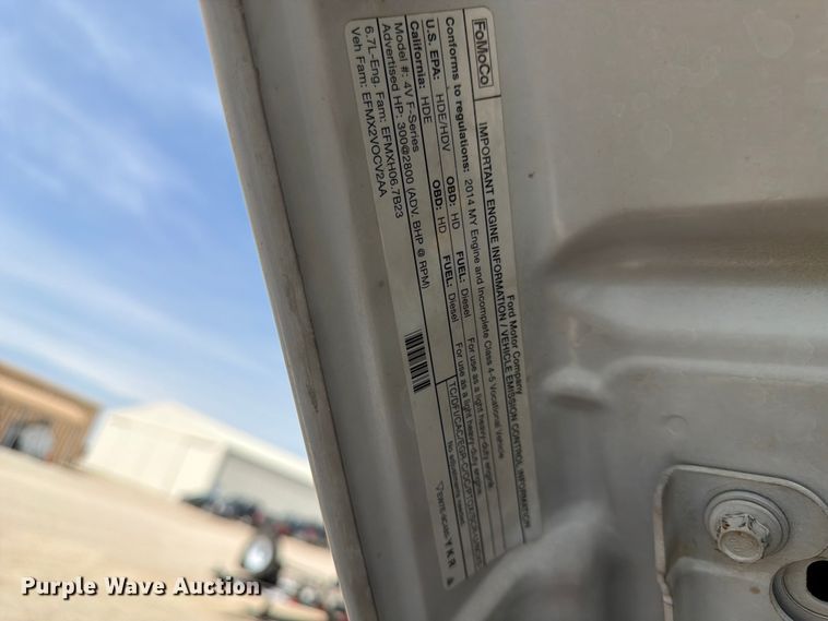 image for item DQ7858 2014 Ford F550 truck cab and chassis